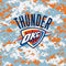 NBA Oklahoma City Thunder Digi Camo Wii (Includes 1 Controller) Skin